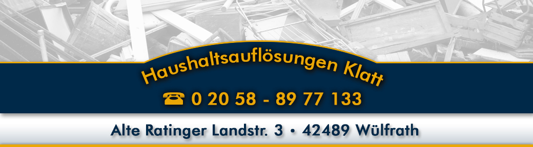 Haushaltsaufloesungen Klatt